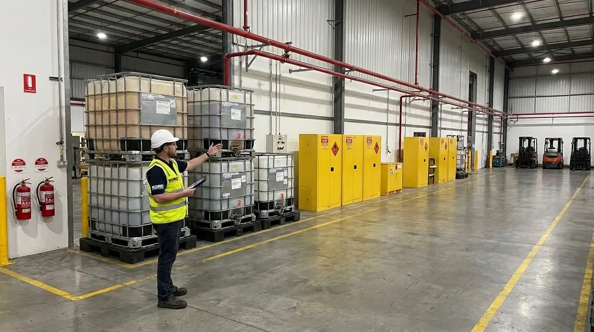 NFPA 30 Section 11.2 applicability industrial storage