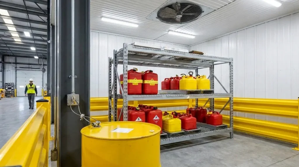 NFPA 30 Section 12.16 explosion control warehouses