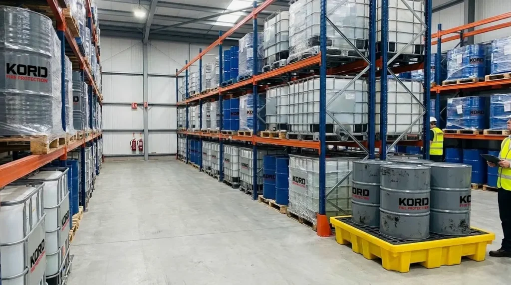 NFPA 30 Section 12.2 applicability warehouse storage