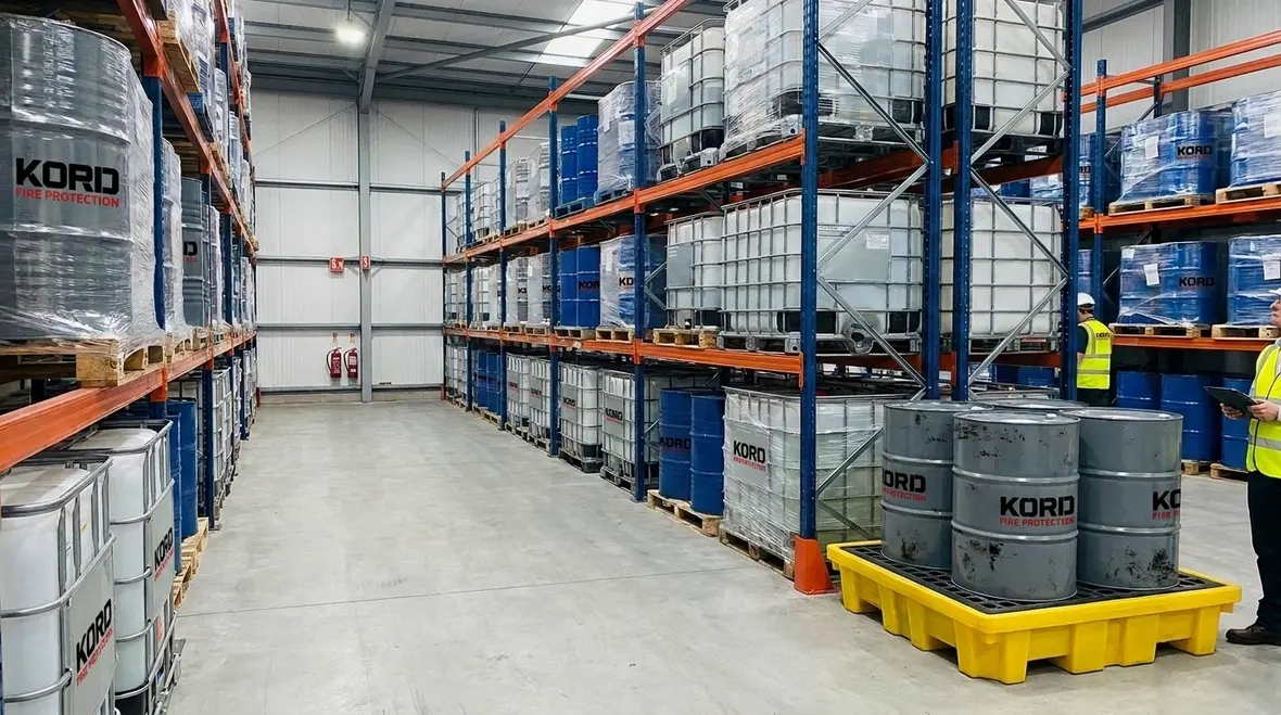 NFPA 30 Section 12.2 applicability warehouse storage