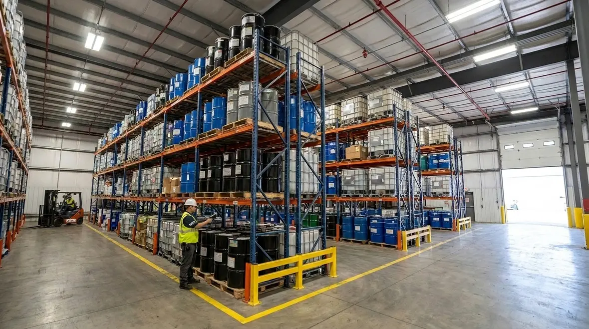 NFPA 30 Section 12.7 warehouse MAQs and storage heights