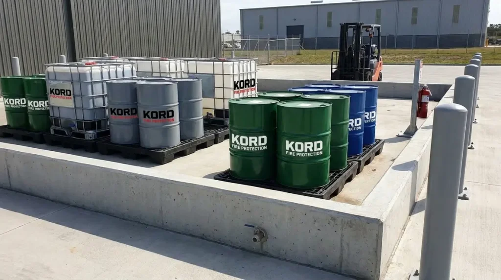 NFPA 30 Section 15.4 general outdoor storage requirements