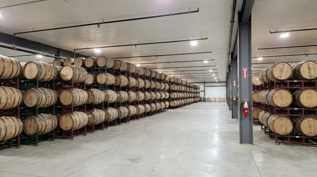 NFPA 30 Section 16.10 spirits wooden barrel protection