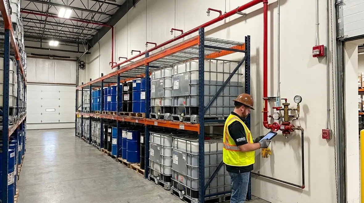 NFPA 30 Section 16.3 general protection requirements for storage protection systems