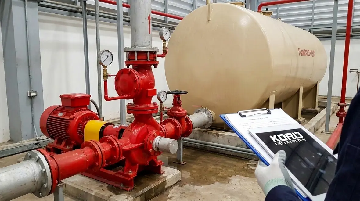 NFPA 30 Section 16.7 water supply protection systems