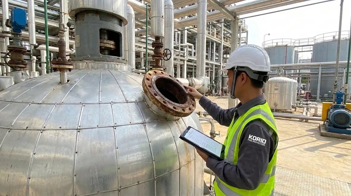 NFPA 30 Section 17.16 process equipment and vessel requirements