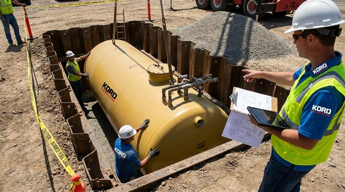 NFPA 30 Section 23.16 UST installation instructions