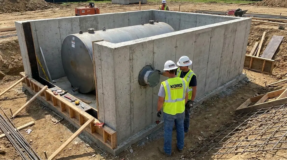 NFPA 30 Section 25.5 tank vault construction and installation featured image