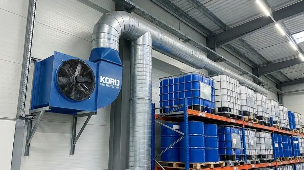 NFPA 30 Section 9.14 ventilation liquid storage areas