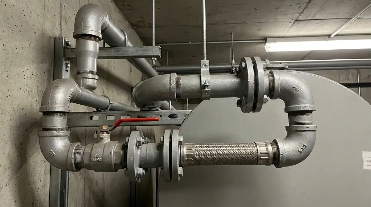 NFPA 31 Section 8.8 auxiliary tank piping requirements