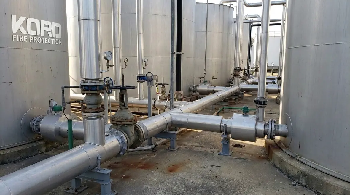 NFPA 31 cross-connected tank piping