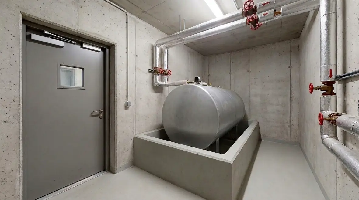 NFPA 31 Section 7.7 dedicated tank room requirements