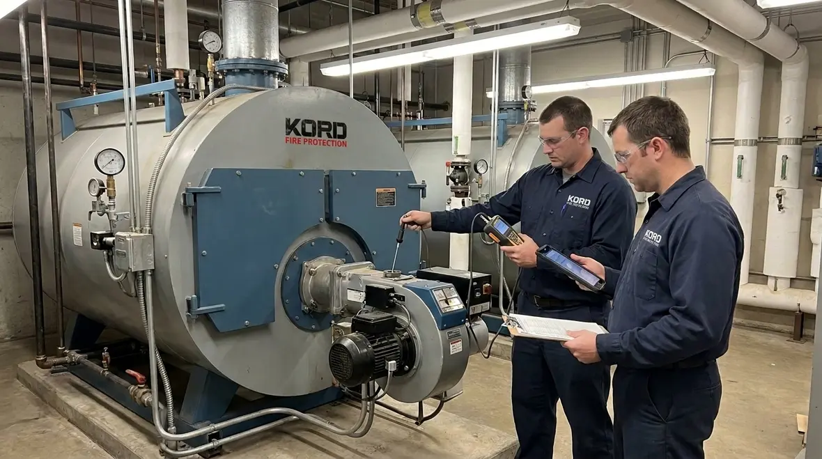NFPA 31 oil-gas appliance testing