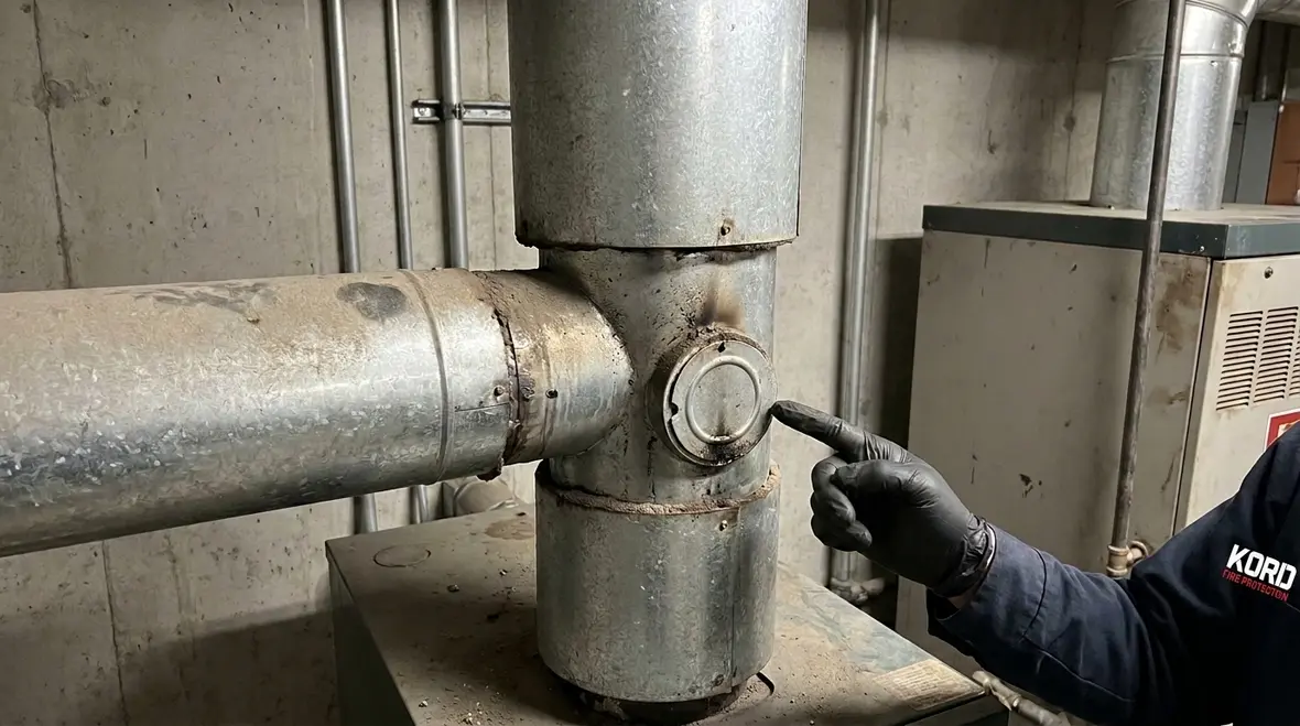 NFPA 31 Section 12.8 used oil appliance flue venting