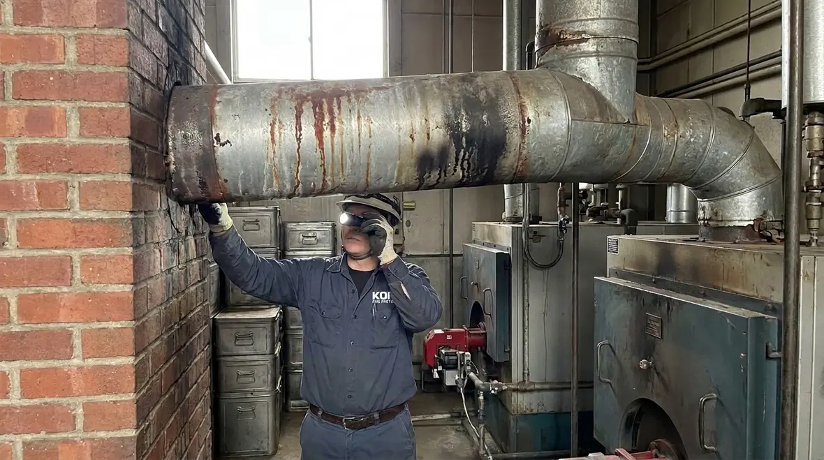 NFPA 31 Section 12.12: Inspecting Vent Connectors and Chimneys for Used Oil
