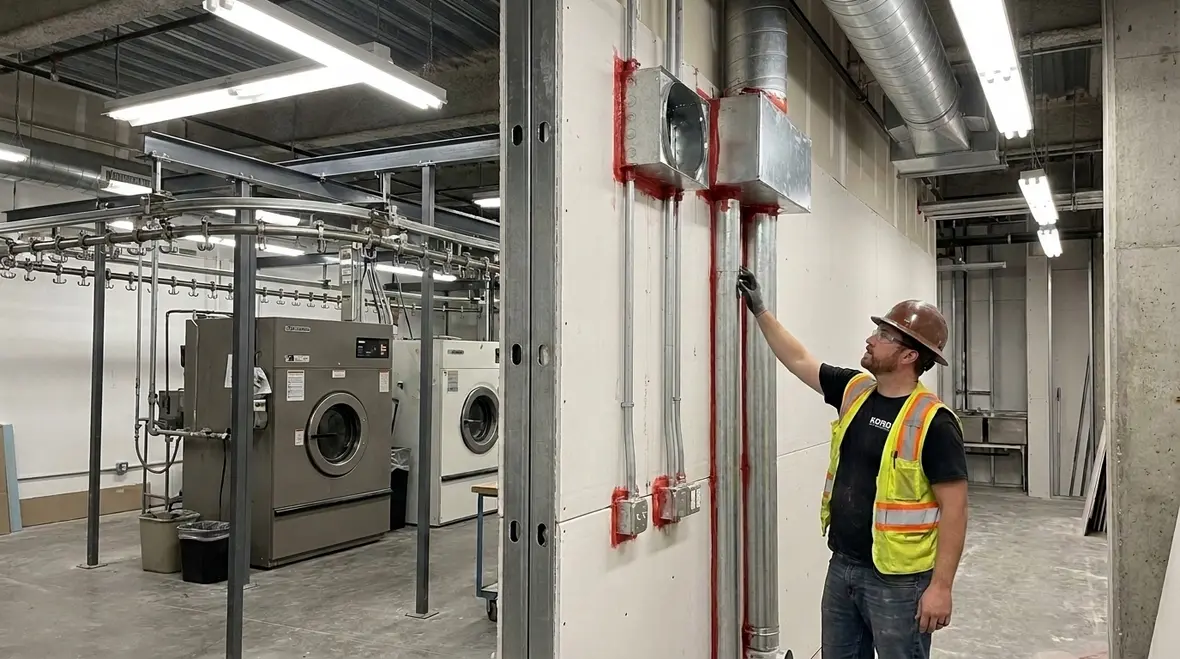 NFPA 32 drycleaning facility construction requirements