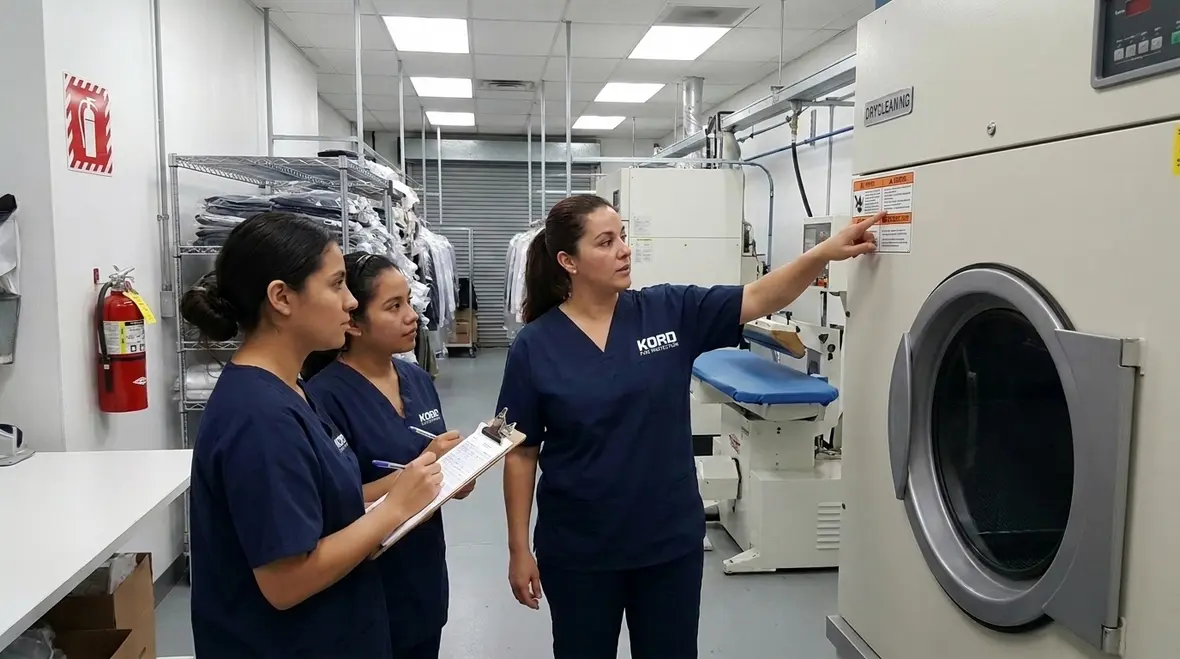 NFPA 32 employee training drycleaning staff featured image
