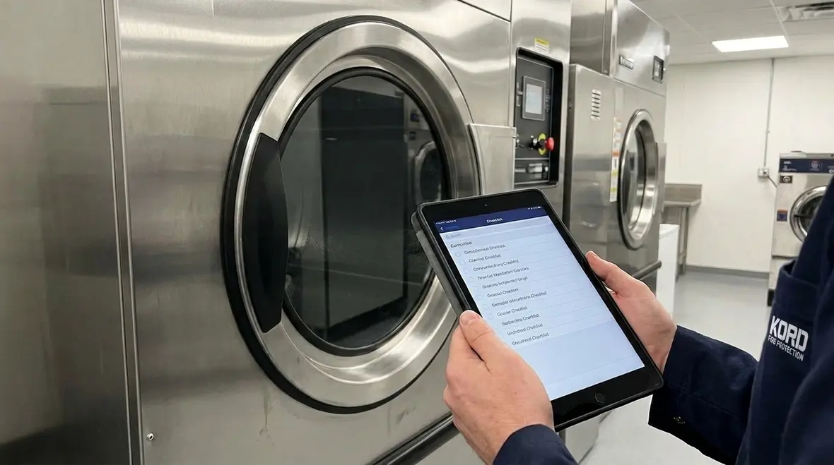 NFPA 32 laundry and wetcleaning equipment listing requirements