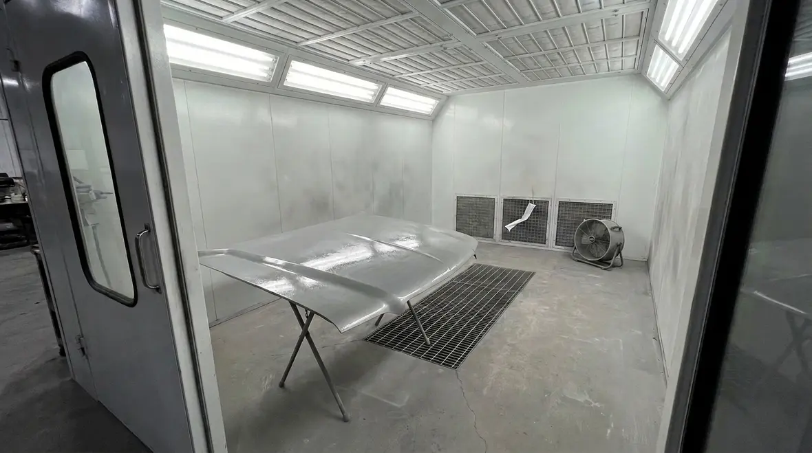 NFPA 33 ambient air drying spray booth room