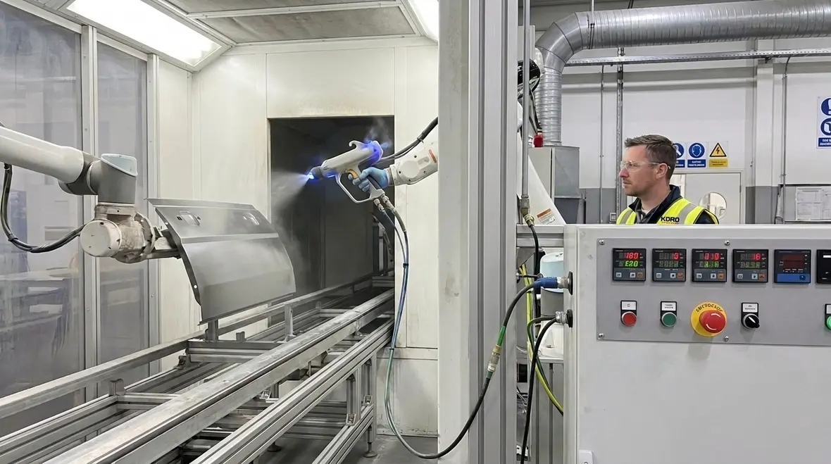 NFPA 33 automated electrostatic spray equipment scope