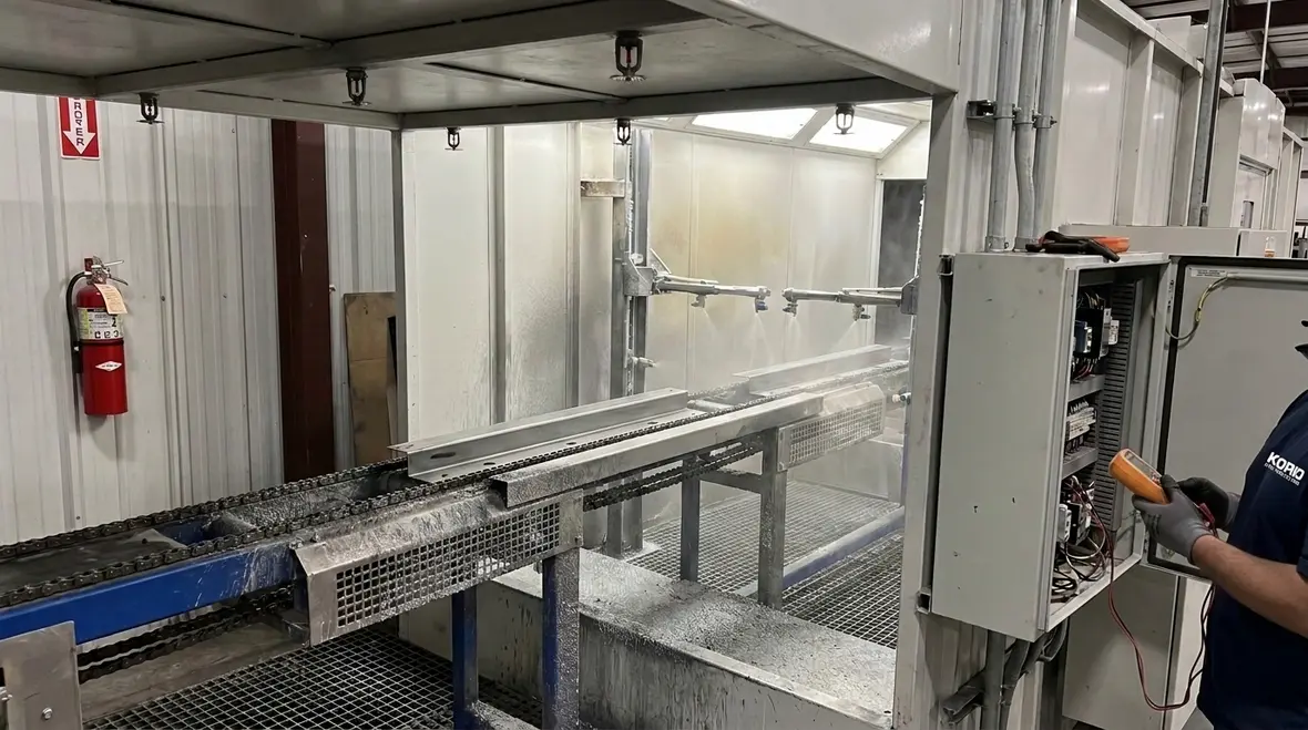 NFPA 33 conveyor protection spray operations