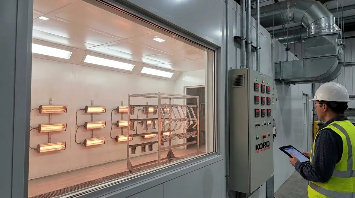 NFPA 33 elevated temperature drying spray booth requirements