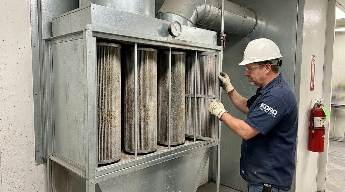 NFPA 33 Section 9.8: Protecting High-Capacity Dry Paint Arrestors