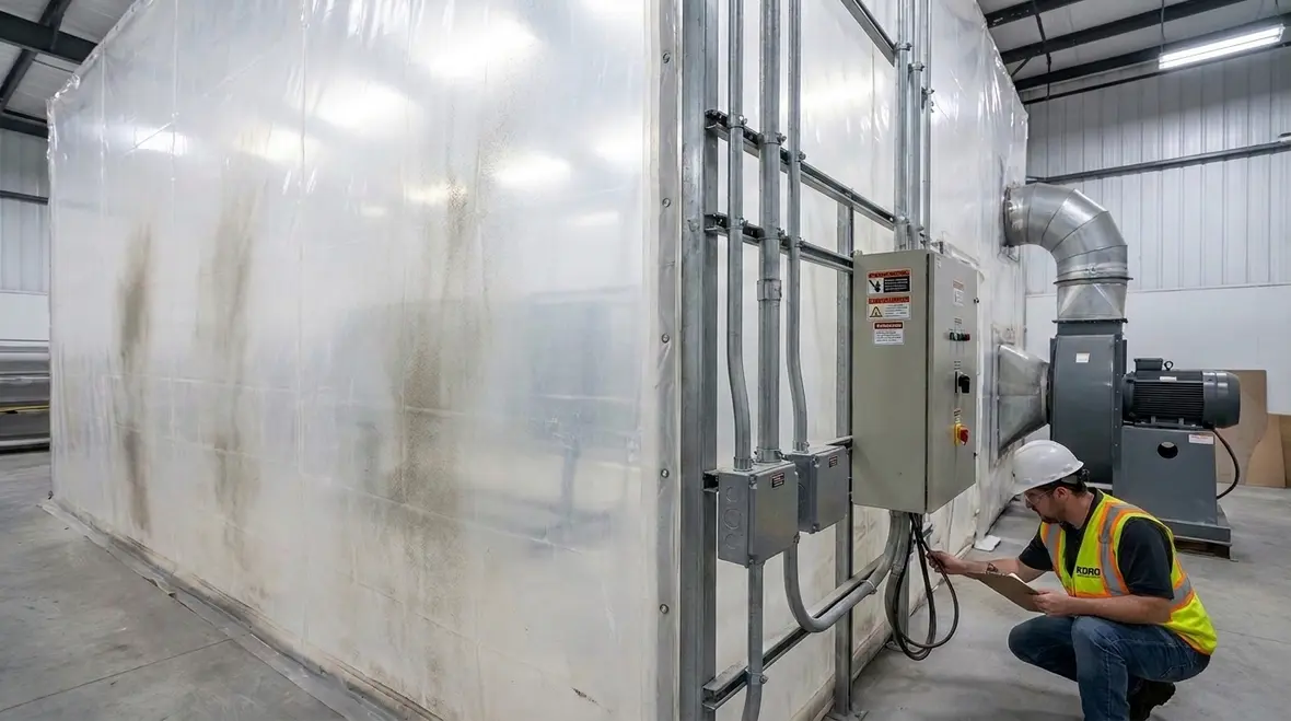 NFPA 33 membrane enclosure electrical ignition sources