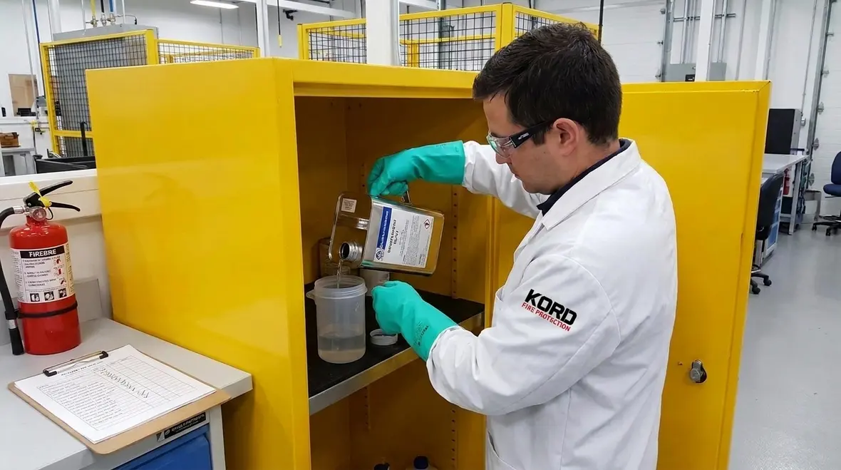 NFPA 33 organic peroxide handling requirements