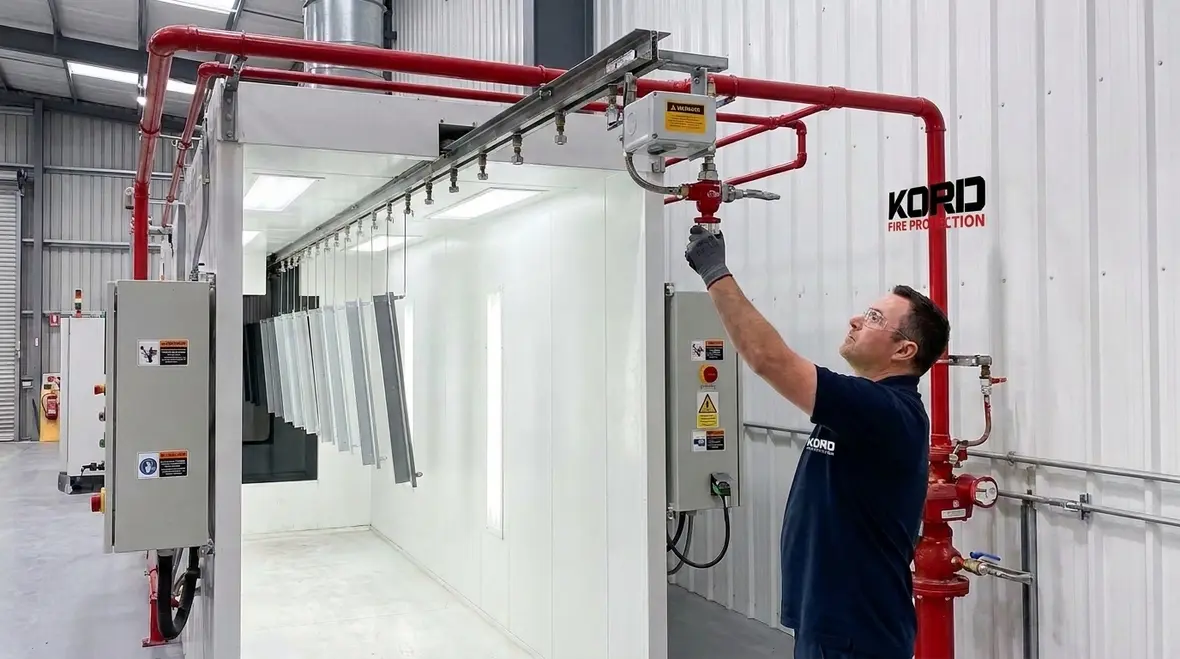NFPA 33 Section 15.9: Fire Protection for Powder Coating Operations