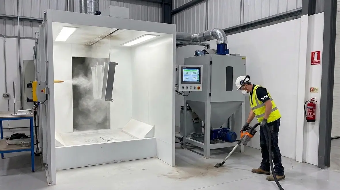 NFPA 33 Section 15.2 powder coating general requirements