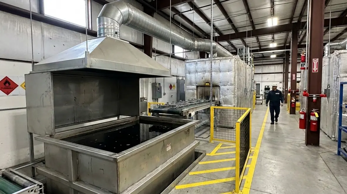 NFPA 34 location requirements for dipping, coating, and printing processes