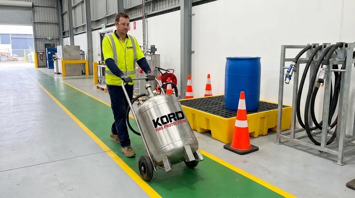 NFPA 34 transporting liquids within facility requirements