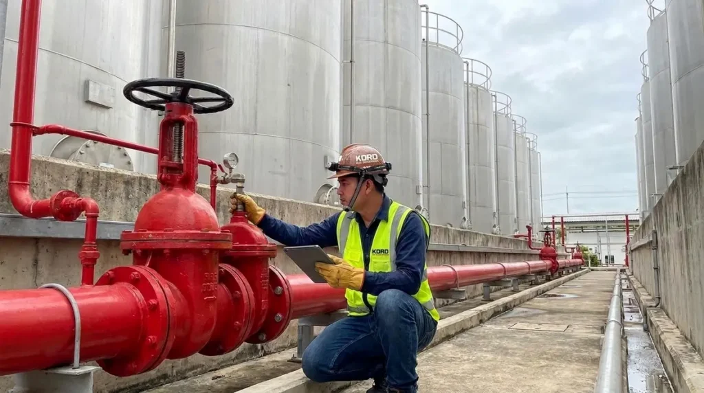 NFPA 36 bulk solvent fire protection equipment