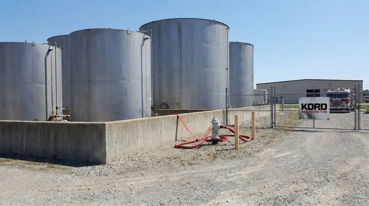 NFPA 36 Section 5.2 bulk solvent storage location and siting