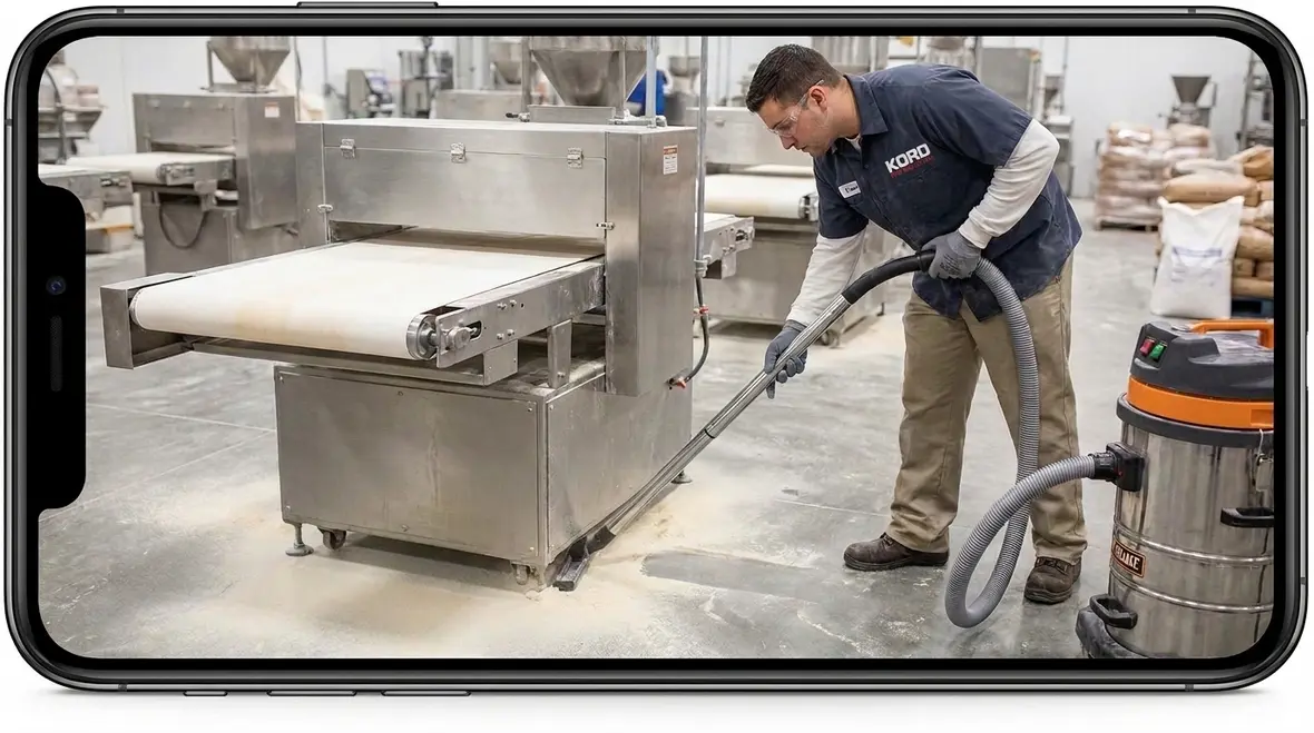 NFPA 36 dust removal meal preparation requirements