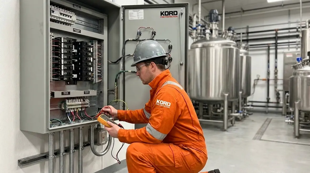 NFPA 36 Section 7.7 electrical systems for the extraction process