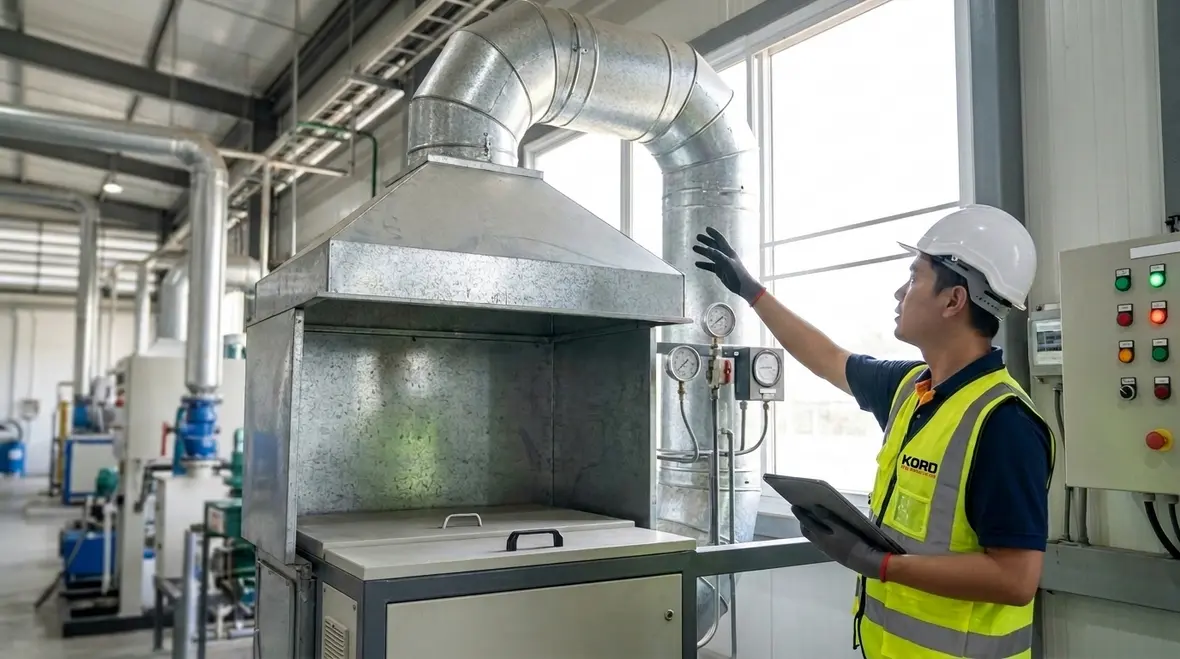 NFPA 36 Section 7.8 ventilation systems for the extraction process