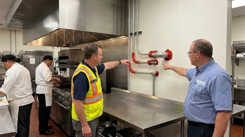 NFPA 36 preparation meal finishing construction