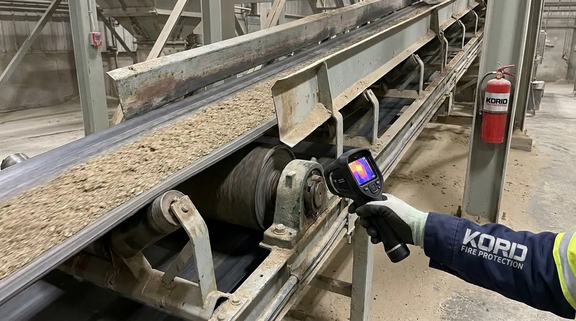 NFPA 36 solids conveying systems requirements
