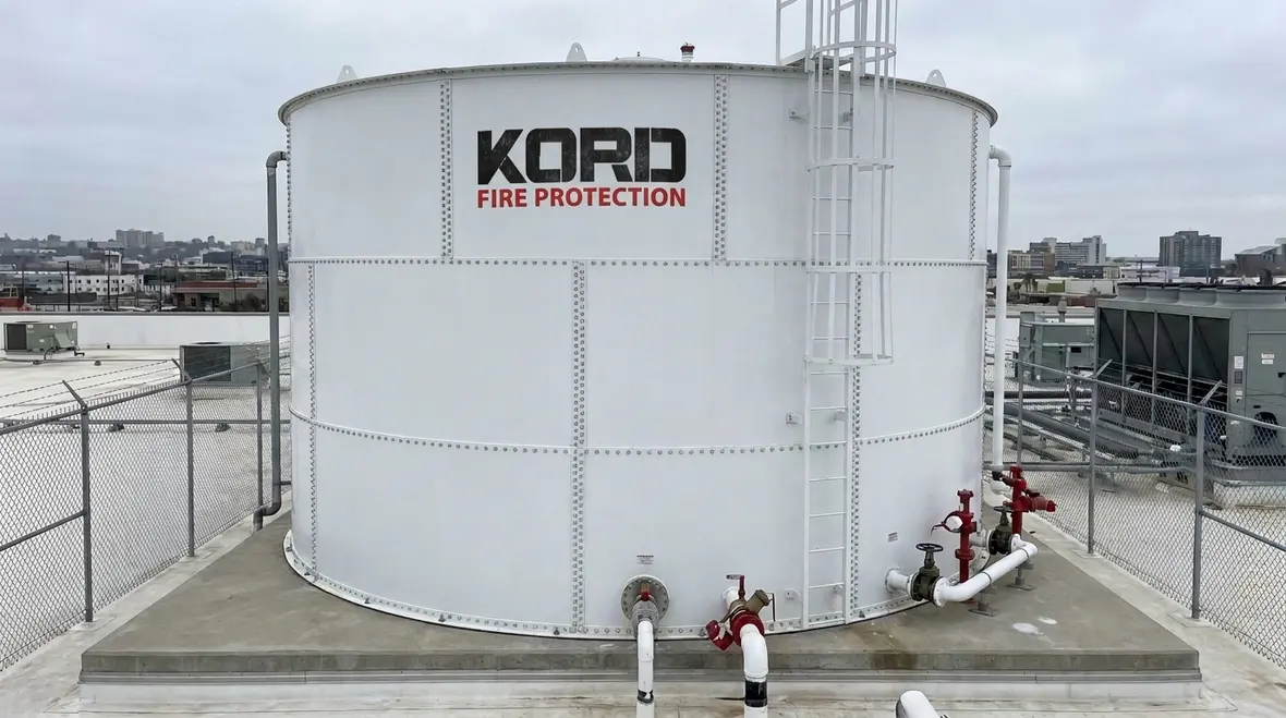 Factory-coated bolted carbon steel fire protection water tank requirements