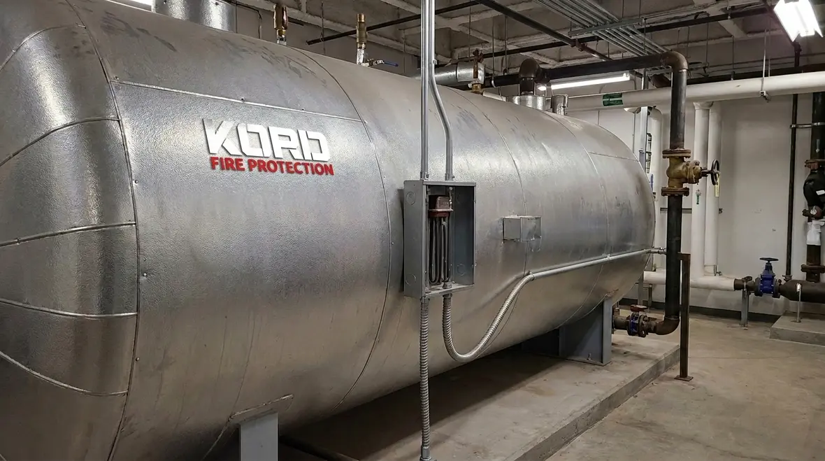 NFPA 22 Section 16.4: Insulation Requirements for Heated Water Tanks