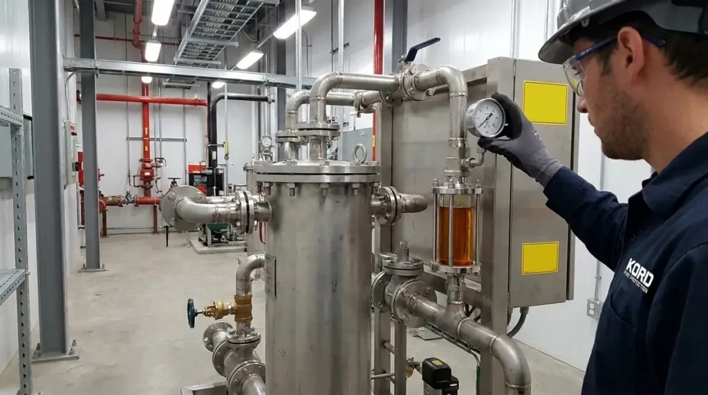 NFPA 36 miscella filter requirements