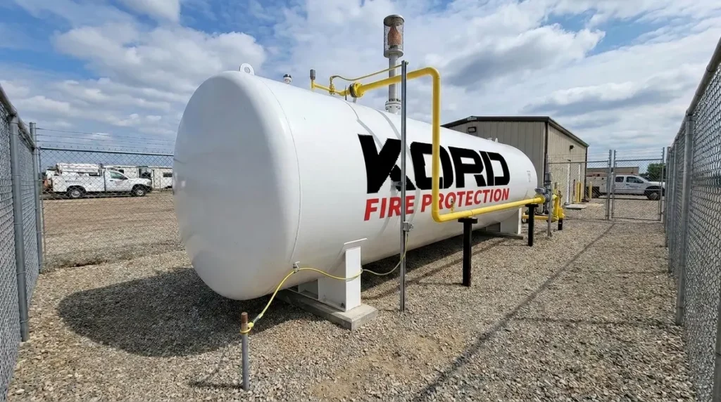 NFPA 37 Class I fuel tank installation criteria