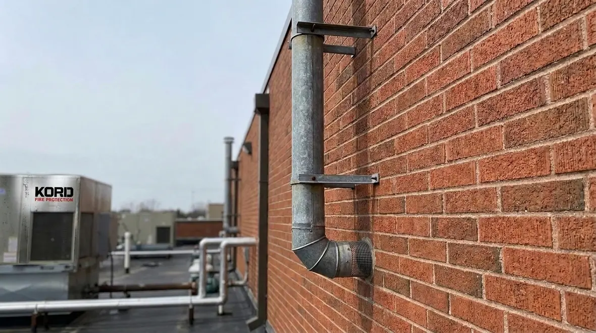 NFPA 37 atmospheric vent line requirements for gas fuel systems