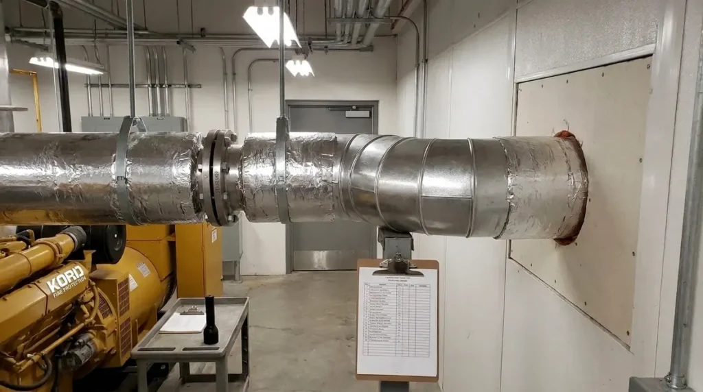 NFPA 37 engine exhaust system installation requirements