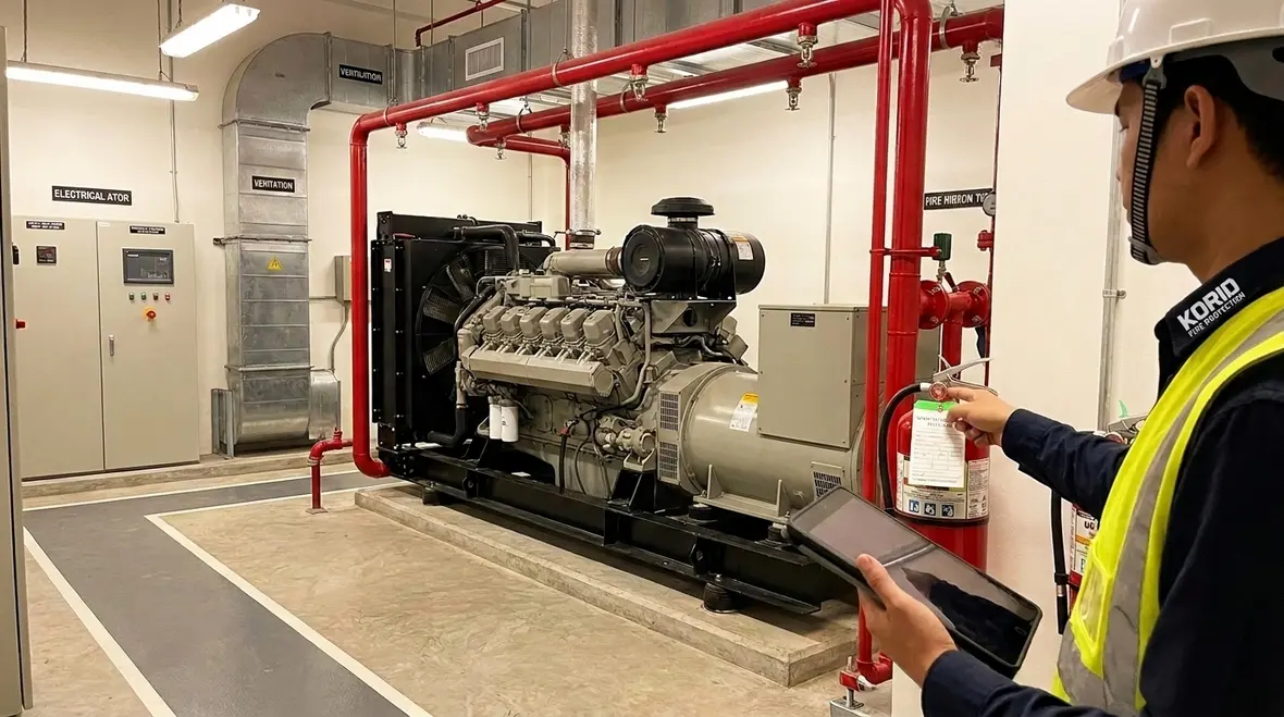 NFPA 37 fire protection general requirements for engine installations