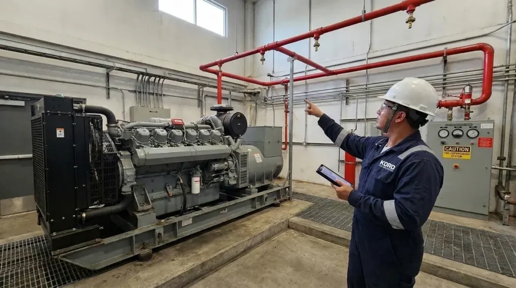 NFPA 37 fire suppression system requirements engine rooms