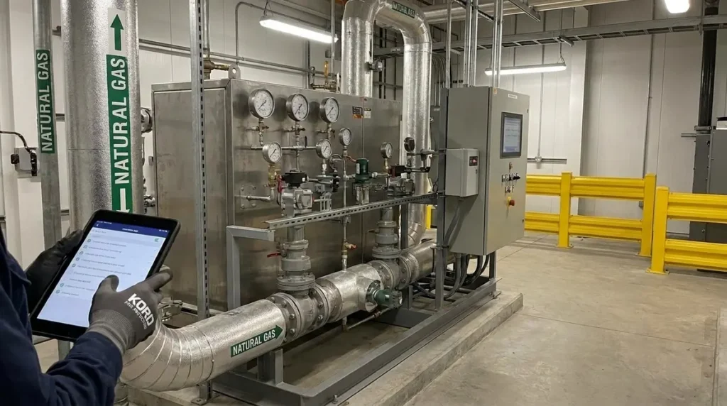 NFPA 37 gas pressure boosting equipment requirements