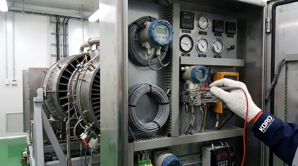 NFPA 37 gas turbine control instrumentation requirements